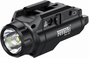 Feyachi HL-20 Pistol Light 1000 Lumen Upgrade LED Weapon Light Compact Rail Mounted Handgun Tactical Flashlight Rail Locating Keys for Picatinny