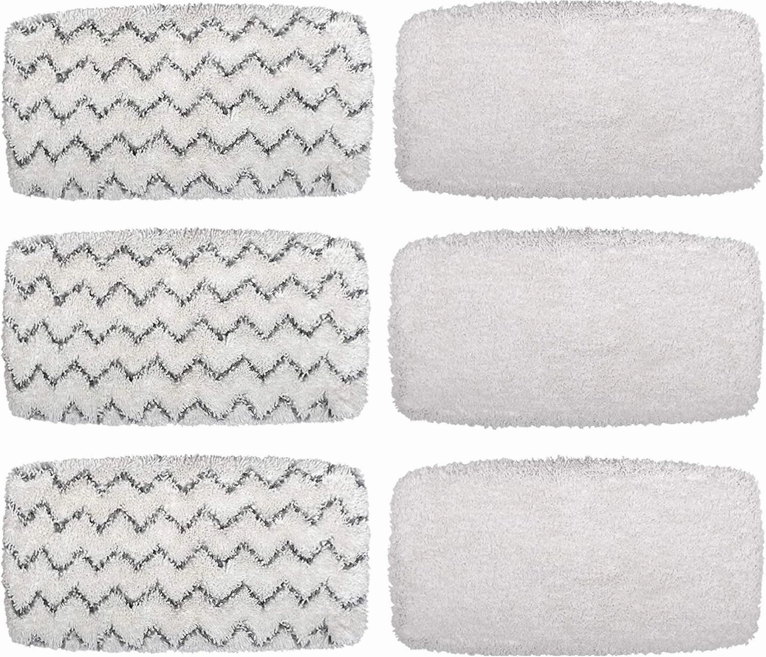 Flammi Steam Mop Pads for Bissell PowerFresh Vac & Steam Series - 6 Pack, Compatible with 2747A, 1132, 1543, 1632, 1652 Models, Hard Floor Mop