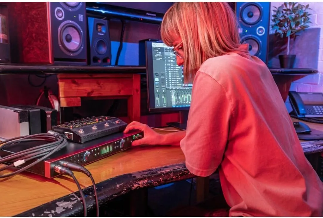 Focusrite Scarlett 18i20 4th Gen USB Audio Interface, for Multitrack Recording, Music Production and Podcasting — High-Fidelity, Studio Quality Recording, and All the Software You Need to Record