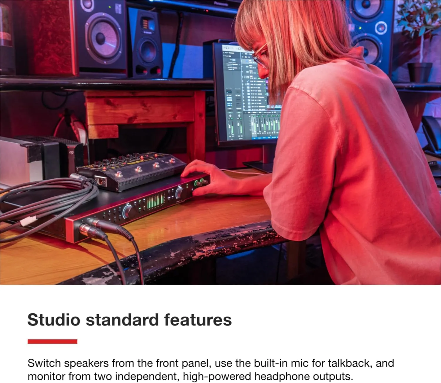 Focusrite Scarlett 18i20 4th Gen USB Audio Interface, for Multitrack Recording, Music Production and Podcasting — High-Fidelity, Studio Quality Recording, and All the Software You Need to Record