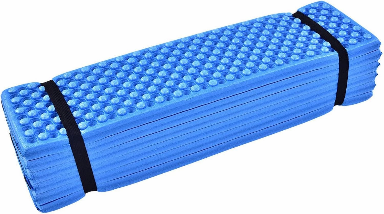 Foldable Camping Pad, Lightweight Sleeping Mattress Folding XPE Foam Egg Crate Mat Backpacking Hiking Compact Soft Kneeling Seat Cushion Waterproof Picnic Outdoor 72.8 x 21.7 inch