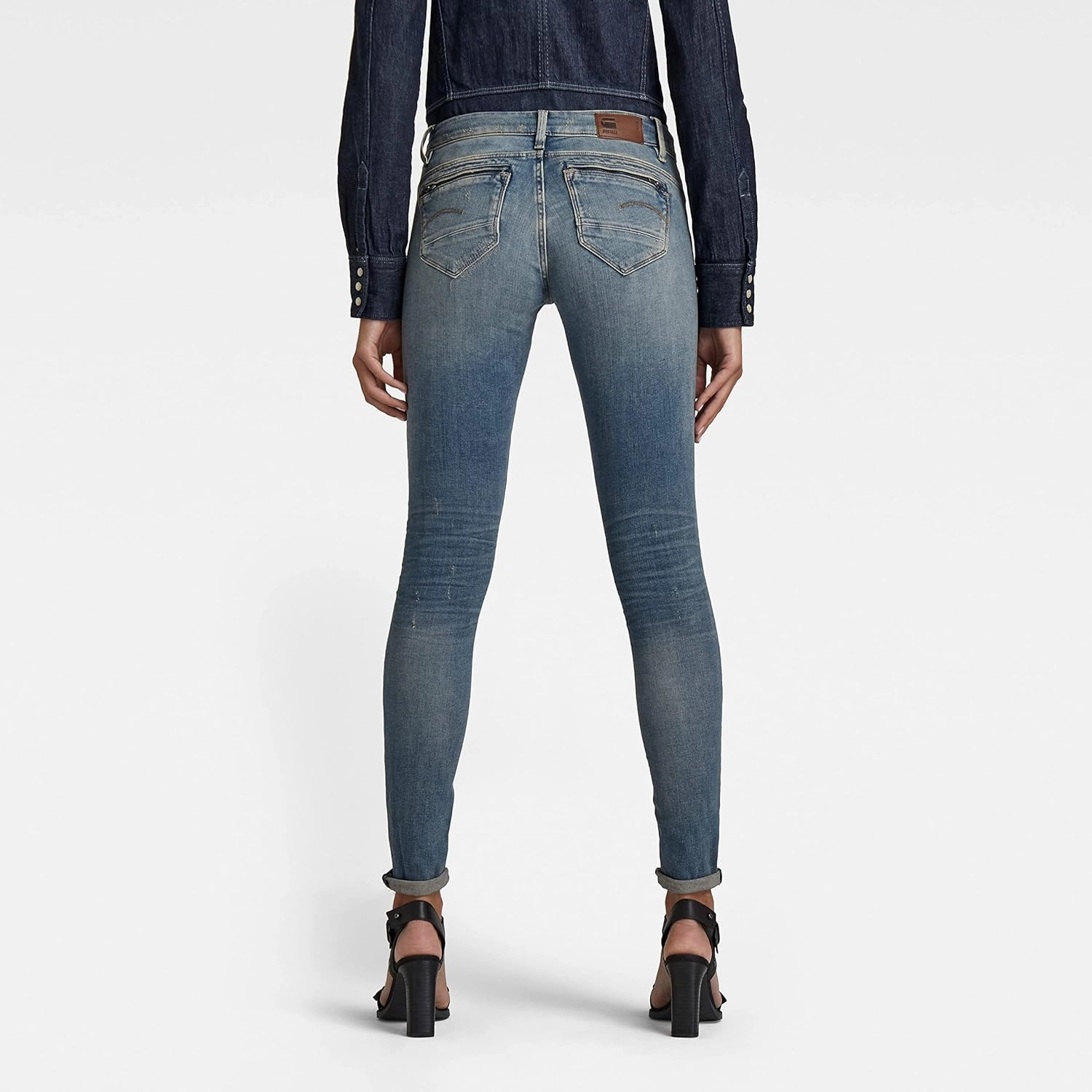 G-Star Raw Mid Zip Mid Skinny Jean Pants