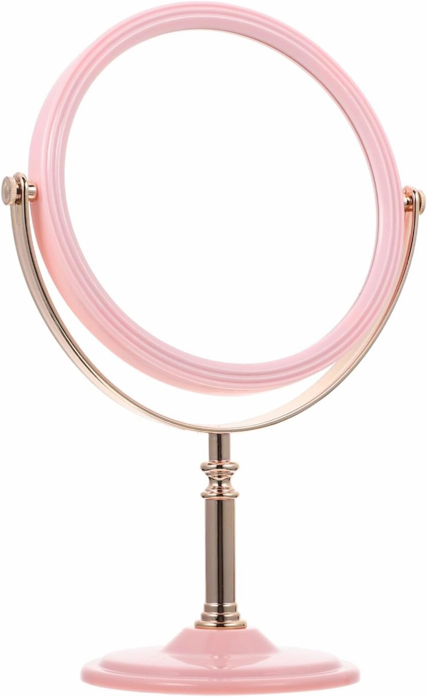 Garneck Make UP Mirror - Double Sided Mirror with Stander - Dsektop Mirror for Woman - Household Vanity Mirror Beauty Mirror