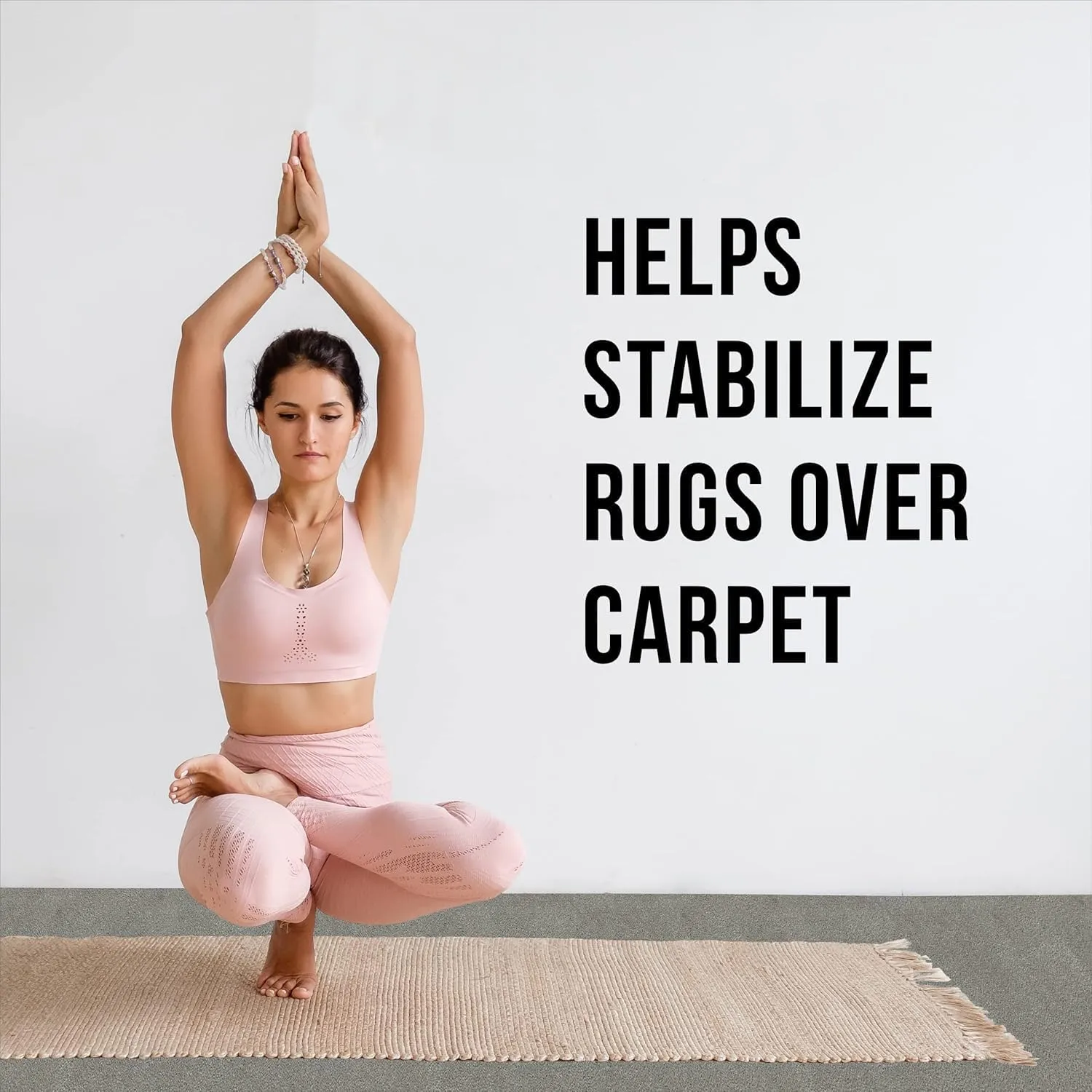 Grip-It Magic Stop Rug PAD, 8x11, White