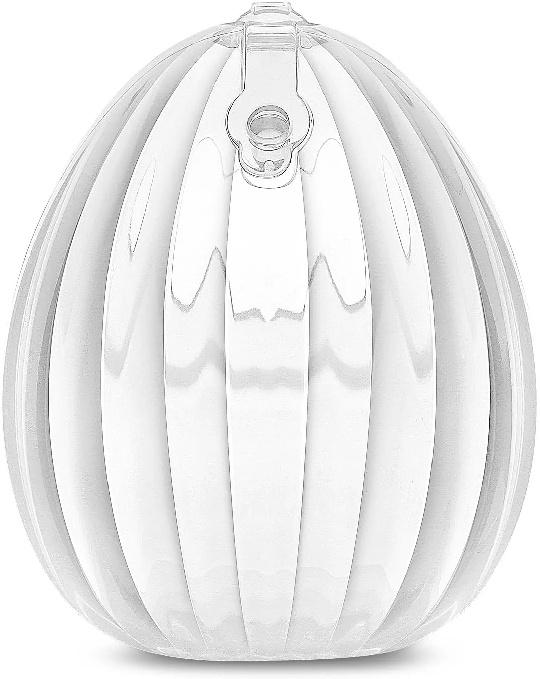 haakaa Wearable Manual Breast Pump with Plug | Hands-Free, Kick-Proof, Portable | More Fit & Soft| Unique Shell Design, Silicone Breastfeeding Milk Catchers，4oz/120ml，1 Count