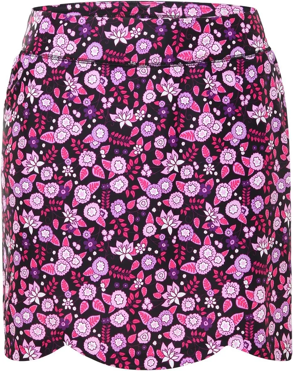 HDE Womens Plus Size Skort Skirt with Bike Shorts Active Golf Swim Skirt Pockets