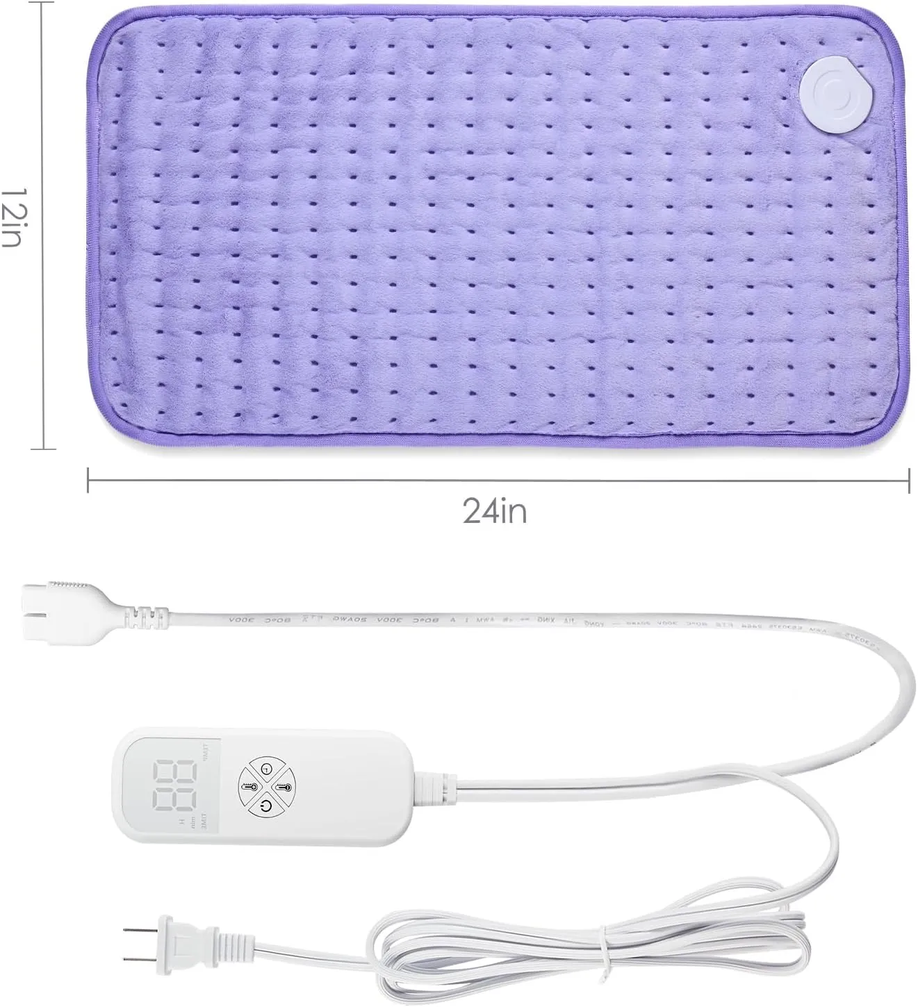 Heating Pad for Back Pain Cramps Relief - Electric Heating Pad for Neck/Shoulder/Muscle Pain - 6 Heat Settings, Auto Off, Moist Heat Options, Machine Washable, Mothers Day Gifts for Mom, Women - XL