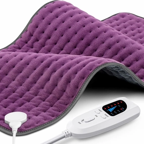 Heating Pad XXXL for Back Pain Relief, Extra Large Heated Pad for Neck/Shoulders/Legs/Knees/Feet/Cramps, Birthday Mothers Day Gifts for Mom Women Wife Grandma Her, 6 Heat Settings, Auto-Off, 17"x33"