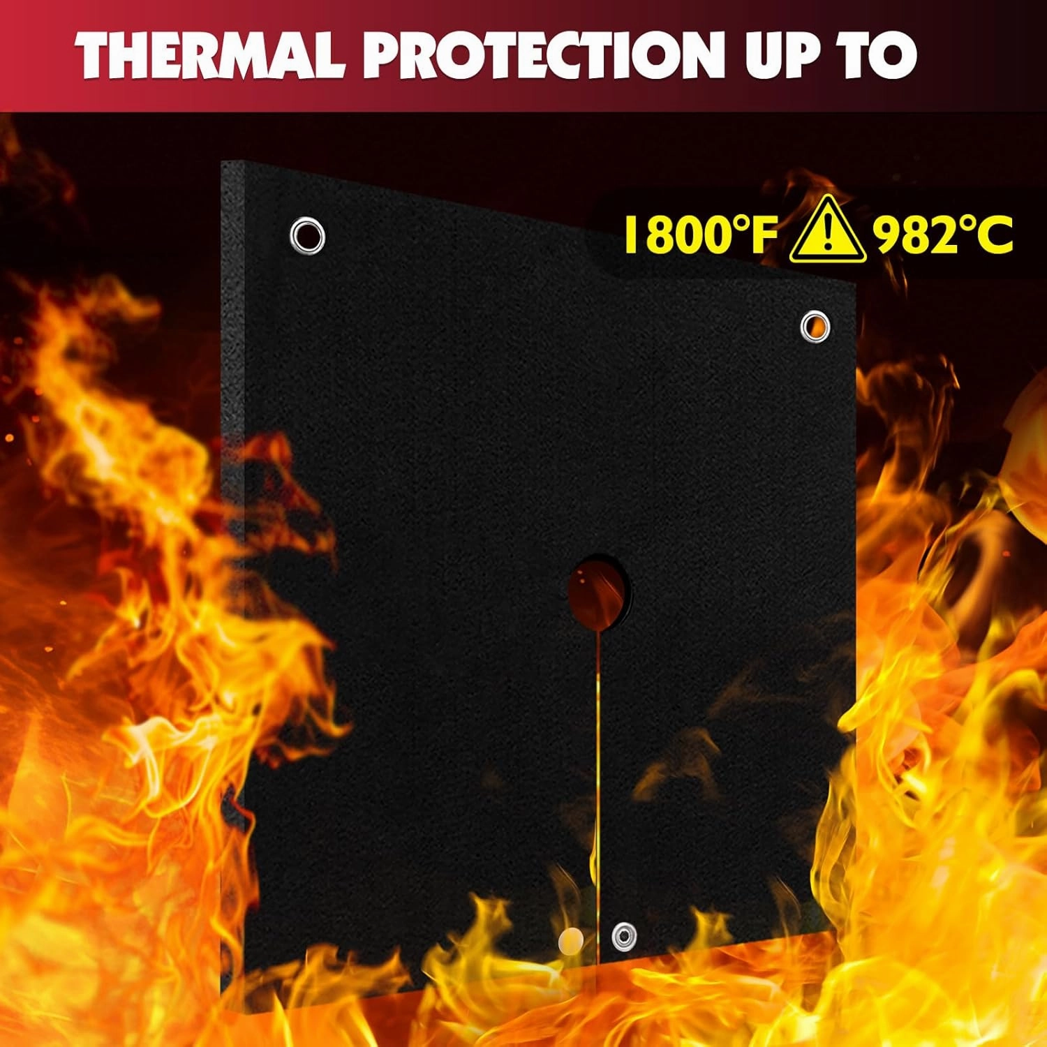 HVAC Tools Welding Blanket Fireproof, 1/5in(5mm) Opening Shape Soldering Blanket, 2 Packs Brazing Heat Shield for Torch Flame Protector, Welding Pad for Plumbing, Solder Plumbers HVAC Torch Protector