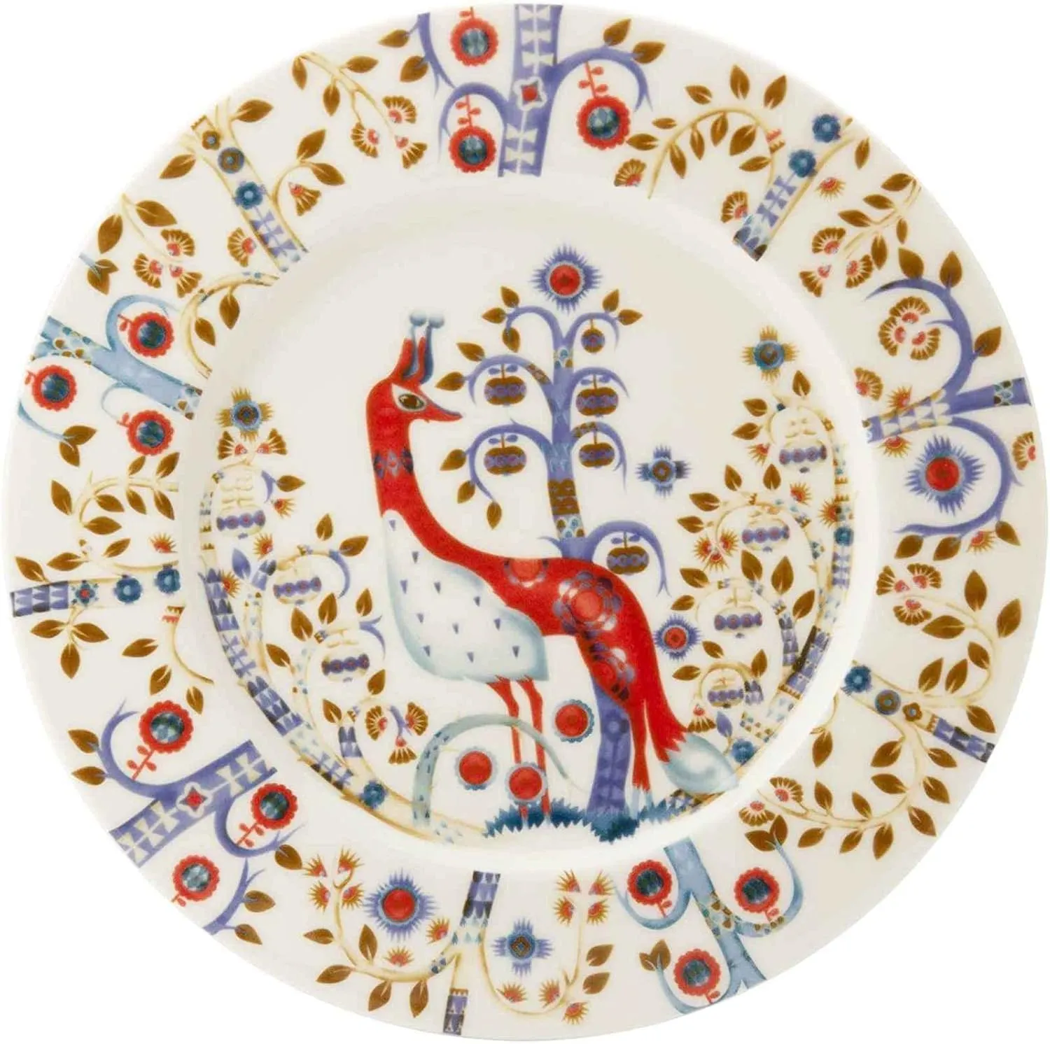 iittala Taika Plate, White, 8.7 inches (22 cm)