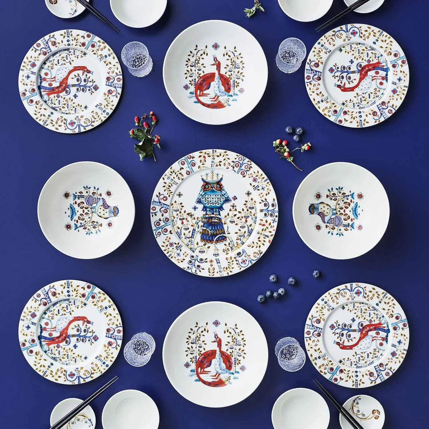 iittala Taika Plate, White, 8.7 inches (22 cm)