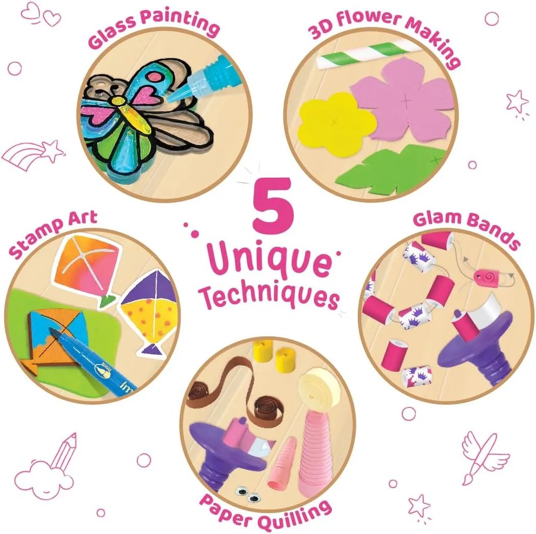Imagimake Fabulous Craft Kit | Creative Toy & DIY Set | Arts and Crafts for Kids | Activity Craft Kits | Gifts for 5 6 7 8 9 10 11 12 Years