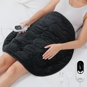 immtree Weighted Heating Pad 7lbs for Deeper Pain Relief, XXXL Size(29x24) Weighted Heating Blanket with Fast Heat Technology,Weighted Lap Heated Blanket, Weighted Heated Pad for Back and Shoulder