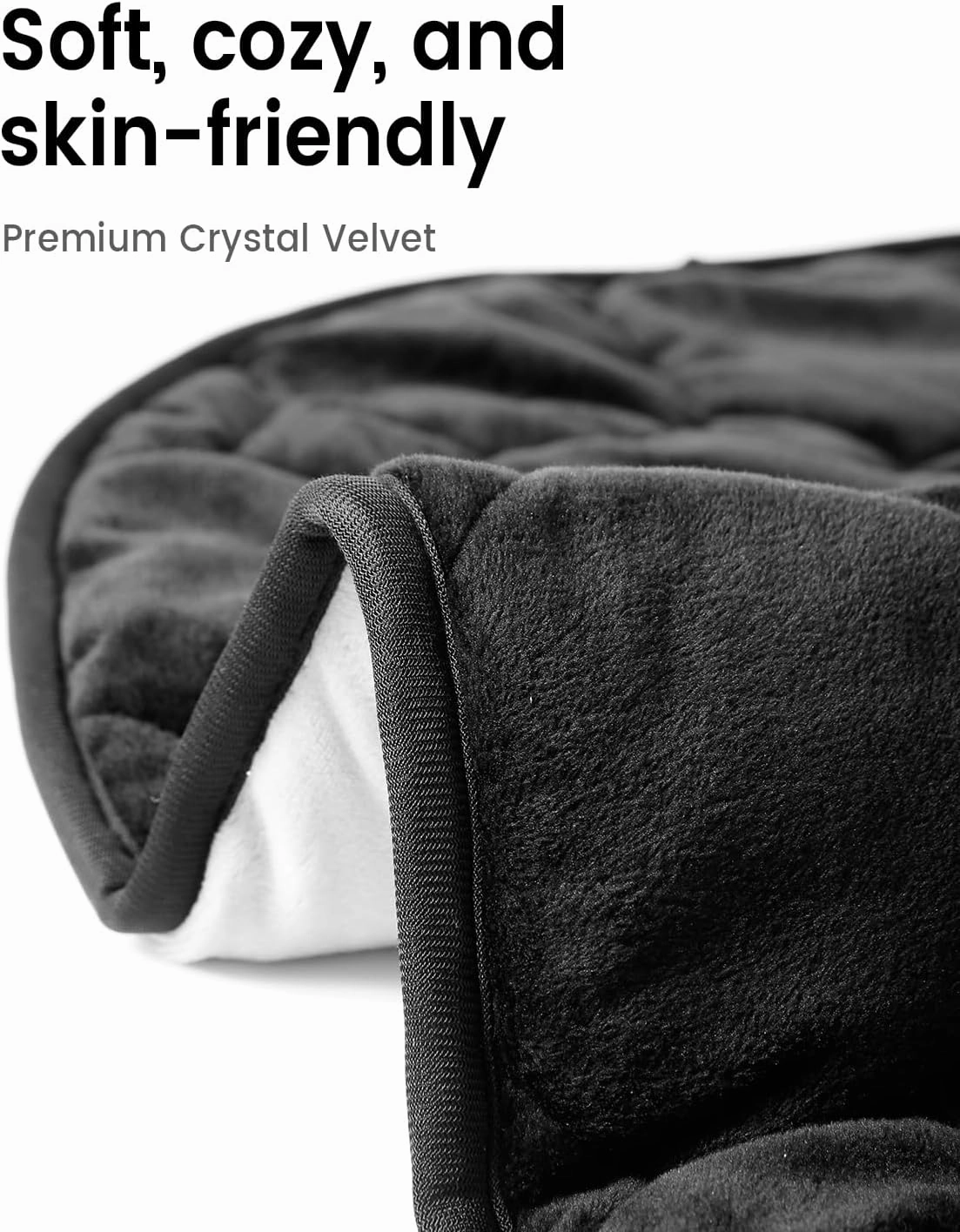 immtree Weighted Heating Pad 7lbs for Deeper Pain Relief, XXXL Size(29x24) Weighted Heating Blanket with Fast Heat Technology,Weighted Lap Heated Blanket, Weighted Heated Pad for Back and Shoulder