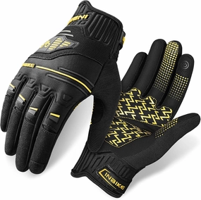 INBIKE Cycling Gloves Bike Glove Anti Slip Shock Absorbing Adjustable Breathable Padded MTB Racing Sports Gloves…