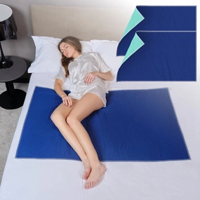 Inspire Waterproof Mattress Protector, 2 Pack - Dark Colored to Hide Stains, Extra Large 34 x 54, Quilted Bed Pad for Incontinence Washable, for Adults and Kids