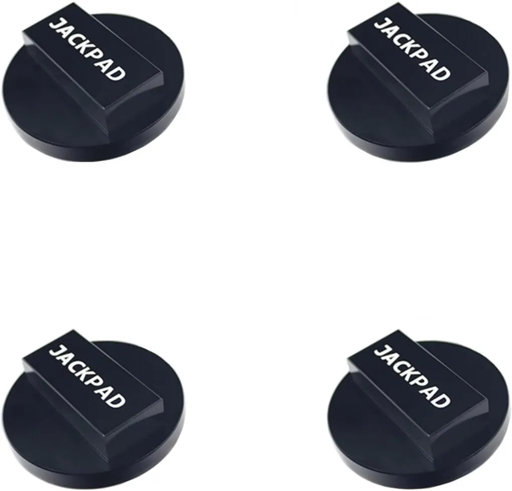 Jack Pad Adapter Anodized Black Replacement for B-MW 135 335 535 E82 E88 E46 E90 E91 E92 E93 E38 E39 E60 E61 E63 E64 E65 E66 E70 E71 E89 X5 X6 X3 1M M3 M5 M6 F01 F02 F30 F10(4 pcs)