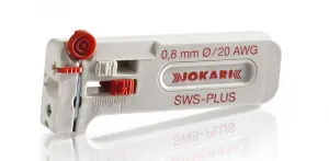 Jokari 40105 SWS-Plus Mini-Precision Stripping Tool for Cable Stripping, 20 AWG (0.80mm)