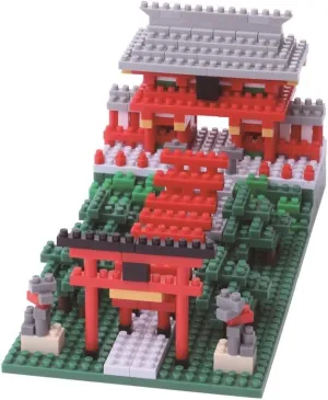 Kawada NanoBlock - NBH-108 - Inari Shrine Micro Block Sights to See Puzzle (530 Piece)