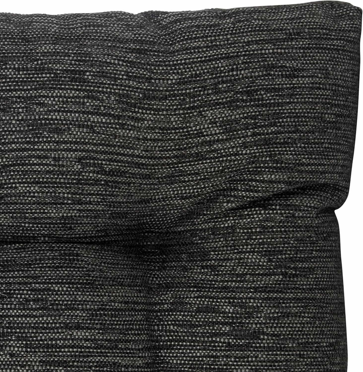 Klear Vu Gripper Overstuffed Universal Non-Slip Dining Chair Cushions for Kitchen Decor or Office Use, U-Shaped Skid-Proof Seat Pad, 17x17 Inches, 2 Count (Pack of 1), Chenille Black