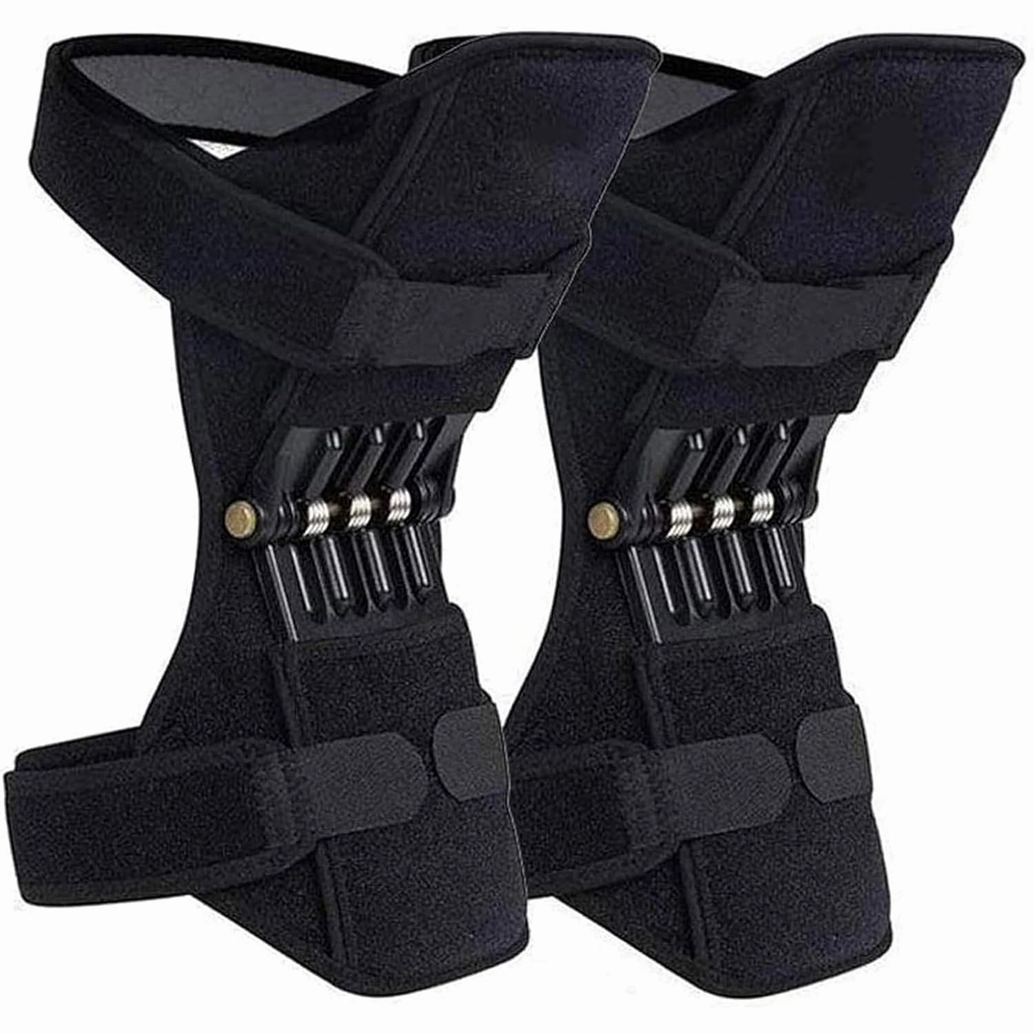 Knee Protect Booster Rebound Spring Force Power Enhancer Leg Knee Booster Brace Cover Joint Support for Climbing Male Female Power Knee Stabilizer Pad
