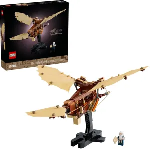 LEGO Icons Leonardo da Vinci's Flying Machine DIY Kit - Ornithopter Building Set for Adults, Ages 18  - Craft for Home or Office Decor with Display Stand - Gift Idea - 10363
