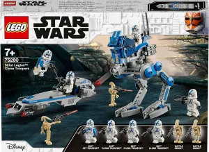 LEGO Star Wars 501st Legion Clone Troopers 75280 Building Kit, Cool Action Set for Creative Play and Awesome Building; Great Gift or Special Surprise for Kids (285 Pieces)