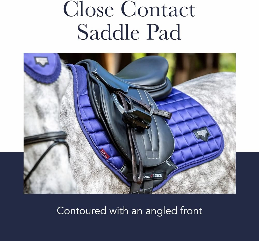 LeMieux Close Contact Saddle Pad - Saddle Pads for Horses - Equestrian Riding Equipment and Accessories