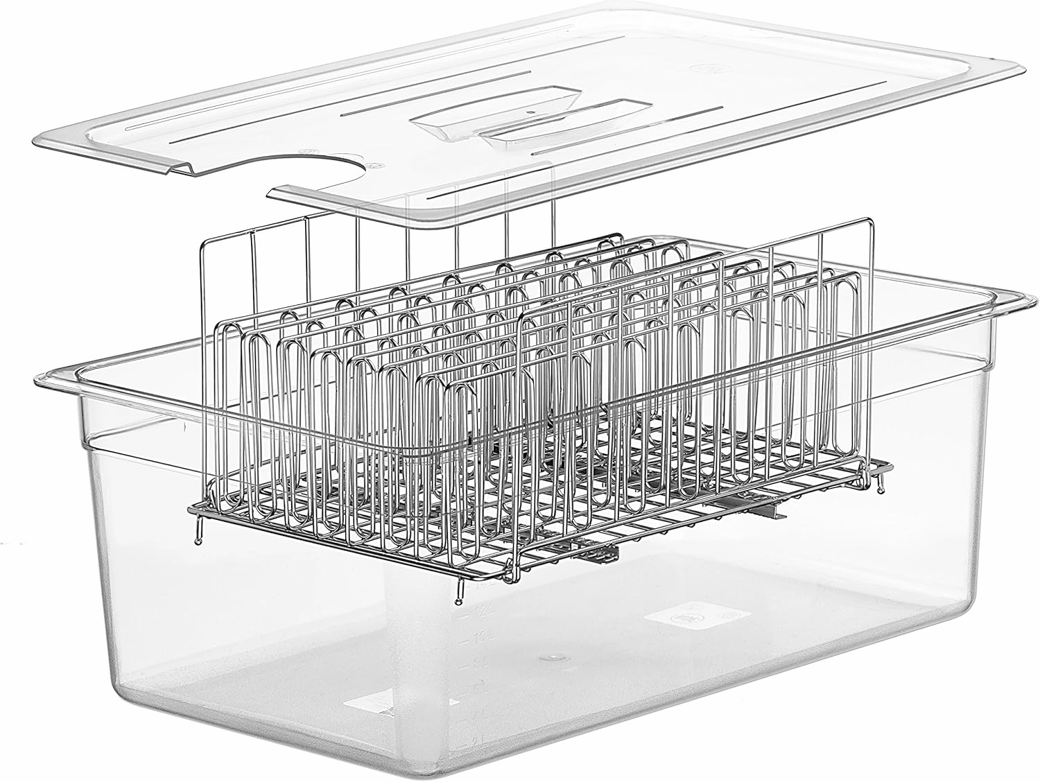 LIPAVI C20L-PCH Lid for LIPAVI C20 Sous Vide Container, with precision cut-out for the PolyScience Chef immersion circulator