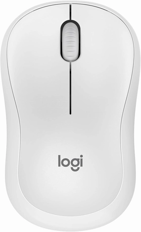 Logitech M240 Silent Bluetooth Mouse, Wireless, Compact, Portable, Smooth Tracking, 18-Month Battery, for Windows, macOS, ChromeOS, Compatible with PC, Mac, Laptop, Tablets - Off White
