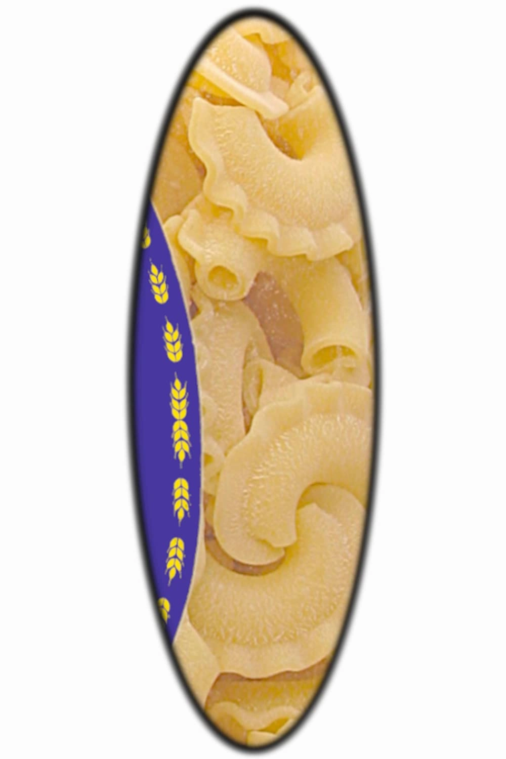 Maestri Pastai, Gourmet Creste Di Gallo "Rooster Crest" Italian Pasta (Special "Series 42"), Premium Quality "Italian Elbow Macaroni" from Mercato San Severino, Italy, 17.66 oz (1.1 lbs) (Pack of 3)