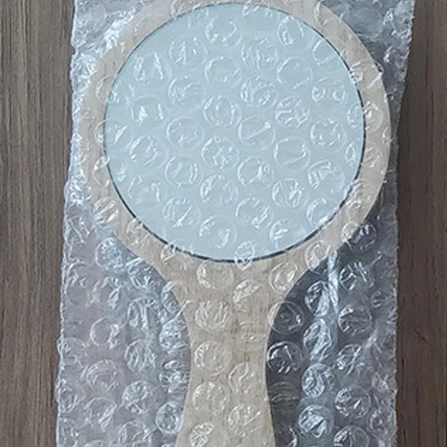 MaGiLL Mirror Cosmetic Mirror Round Portable Cosmetic Mirror Student Portable Cosmetic Mirror Small Mirror with Handle