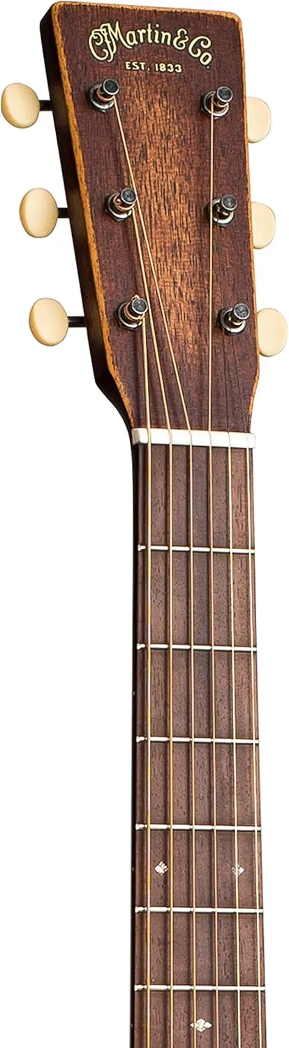 Martin Guitar 000-15M StreetMaster with Gig Bag, Acoustic Guitar for the Working Musician, Mahogany Construction, Distressed Satin Finish, 000-14 Fret, and Low Oval Neck Shape