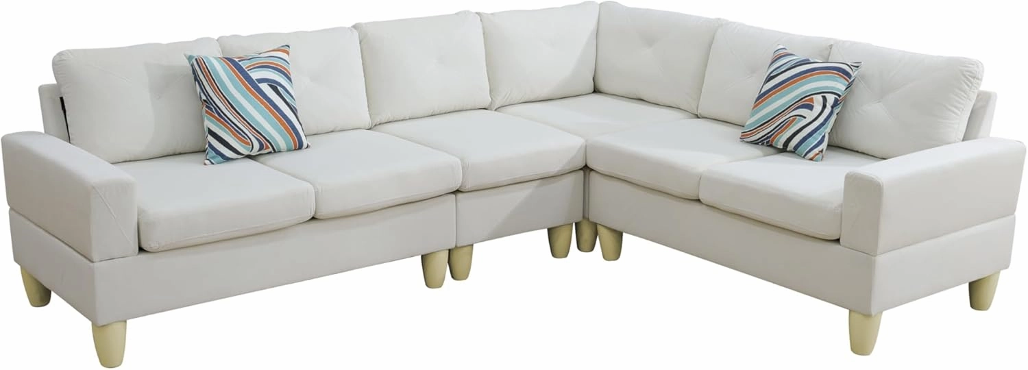 Max Sectional Sofa Set for Living Room, Apartment, Guest Room, playroom and Office