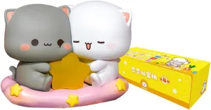 Mitao Cat Series 4 Blind Box Figures Action Random Popular Collection Cute Model Birthday Gift Guess Blind Bag Desktop Ornaments Doll（8 Pack）