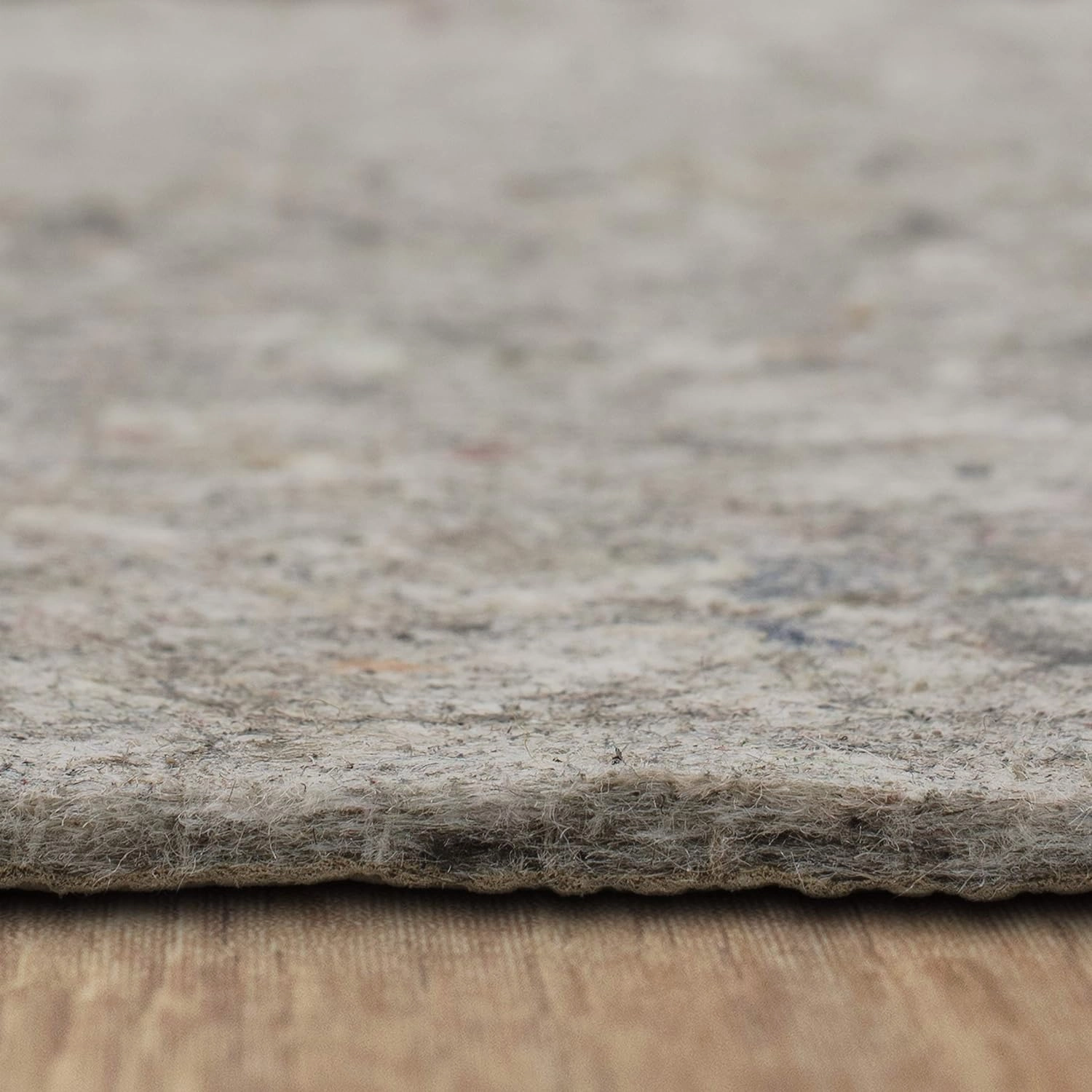 Mohawk Home 8' x 10' Non Slip Rug Pad Gripper 1/4 Thick Dual Surface Felt   Rubber Gripper - Safe for All Floors, Brown