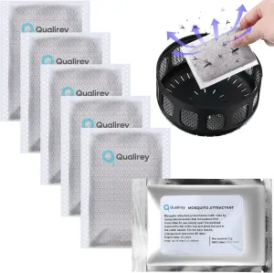 Mosquito Attractant in Bulk, Mosquito Lure for Bug Zapper Bait Refill Compatible with All Mosquito Trap Enhances Catch Rates for Indoor Outdoor Traps, Safe and Long Lasting(6 Pack)