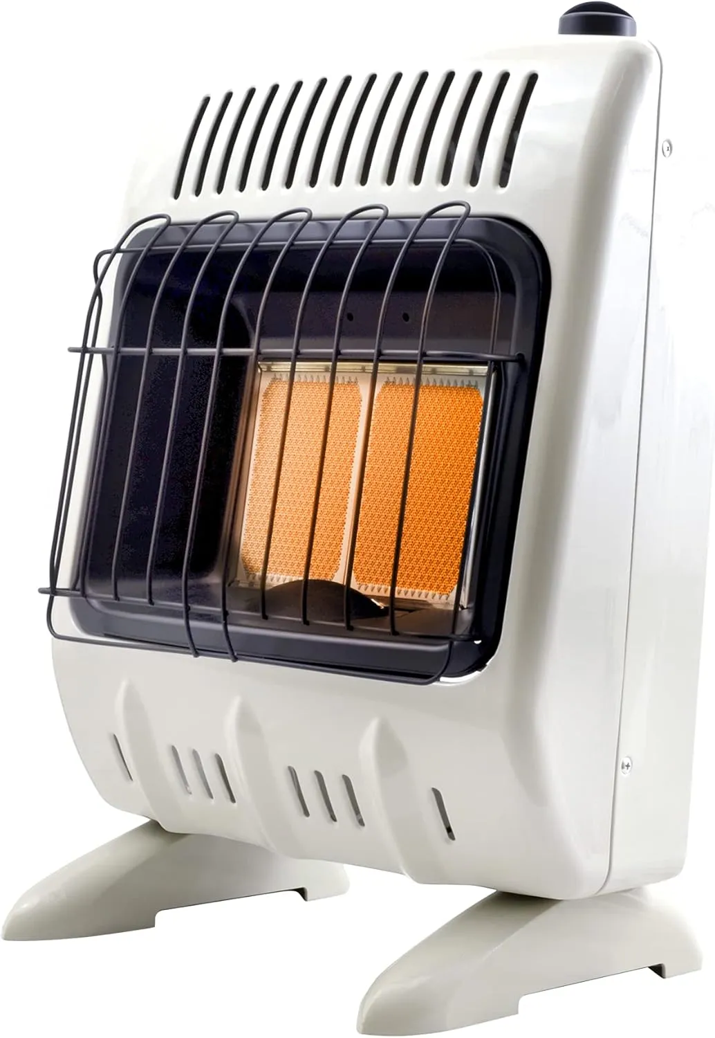 Mr. Heater MHVFRD10NG 10,000 BTU Vent-Free Radiant Natural Gas Heater For Office, Home, Garage, Patio, Sunroom & Cabin - White