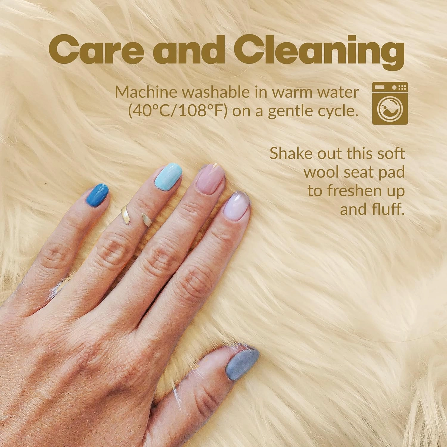 Natural Sheepskin for Bed Sores and Skin Irritation | Gisborne 100% Real Medical Sheepskins with Non-Slip Back for Pain Relief and Discomfort, Wool Seat Pad, Natural, 30 in. x 60 in.