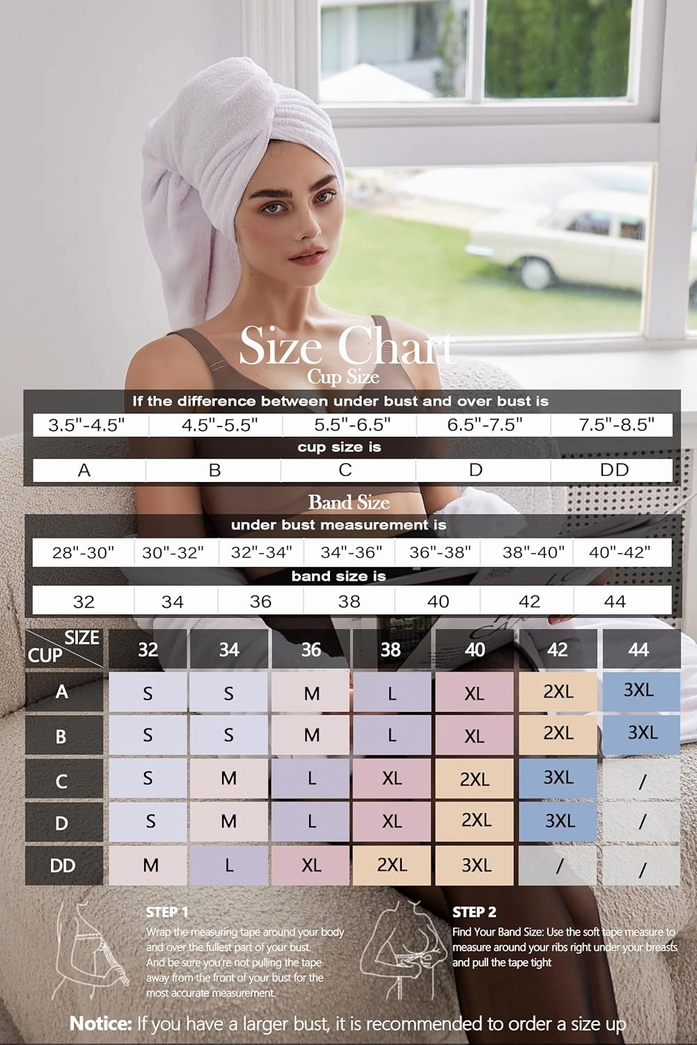 OEAK Women Comfortable Push Up Bras Wireless Seamless Full Coverage Bralette Buttery Soft Everyday Tshirt Bra Convertible Bra