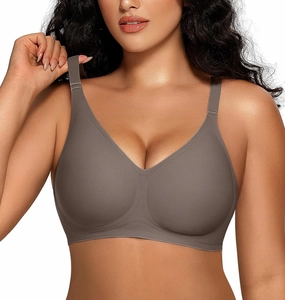 OEAK Women Comfortable Push Up Bras Wireless Seamless Full Coverage Bralette Buttery Soft Everyday Tshirt Bra Convertible Bra