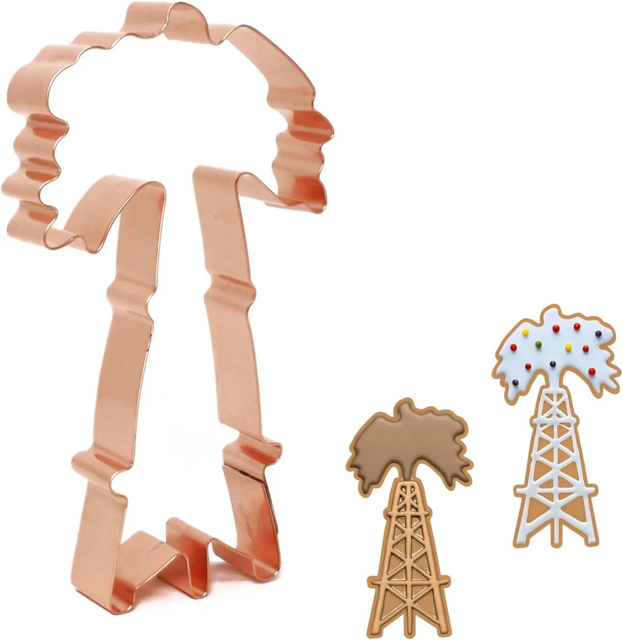 Oil Derrick/Oil Rig Cookie Cutter, 5x3 inches