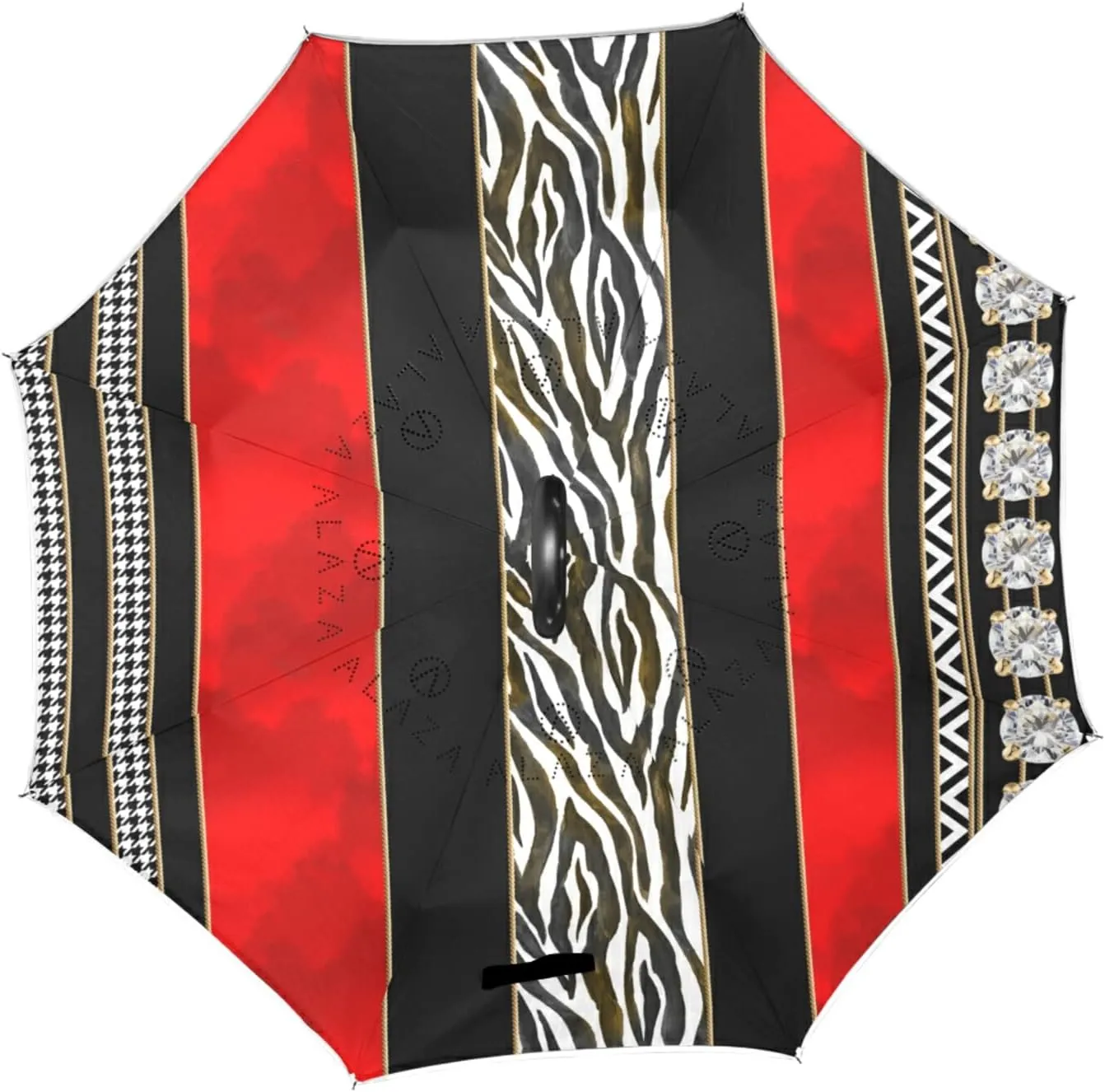 Oyihfvs Double Layer Inverted Umbrella, With C-Shaped Handle Windproof UV Proof Durable Parasol, For Men Women Outdoor Folding Rain Sun