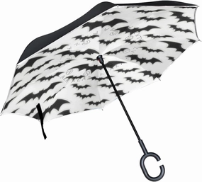Oyihfvs Double Layer Inverted Umbrella, With C-Shaped Handle Windproof UV Proof Durable Parasol, For Men Women Outdoor Folding Rain Sun