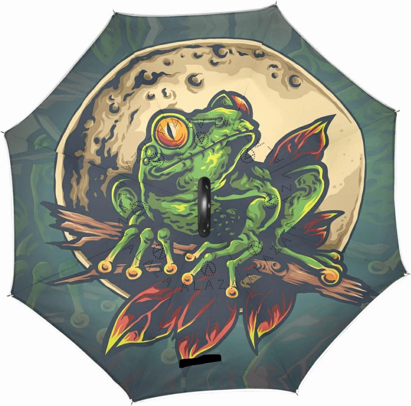 Oyihfvs Double Layer Inverted Umbrella, With C-Shaped Handle Windproof UV Proof Durable Parasol, For Men Women Outdoor Folding Rain Sun