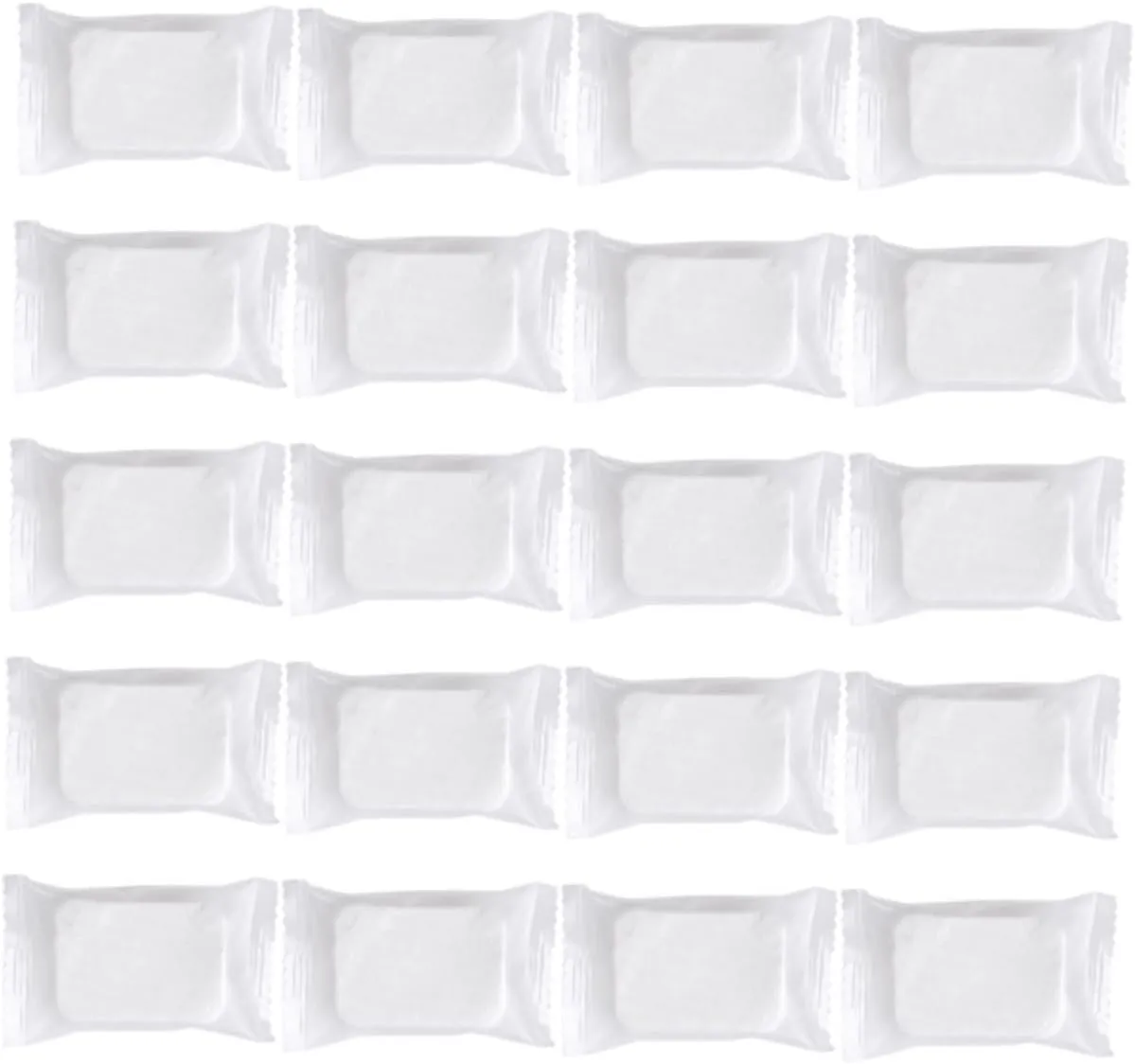 PartyKindom Facial Makeup Pads 20 Pieces Compressed Non-Woven for Gentle Makeup Removal Go