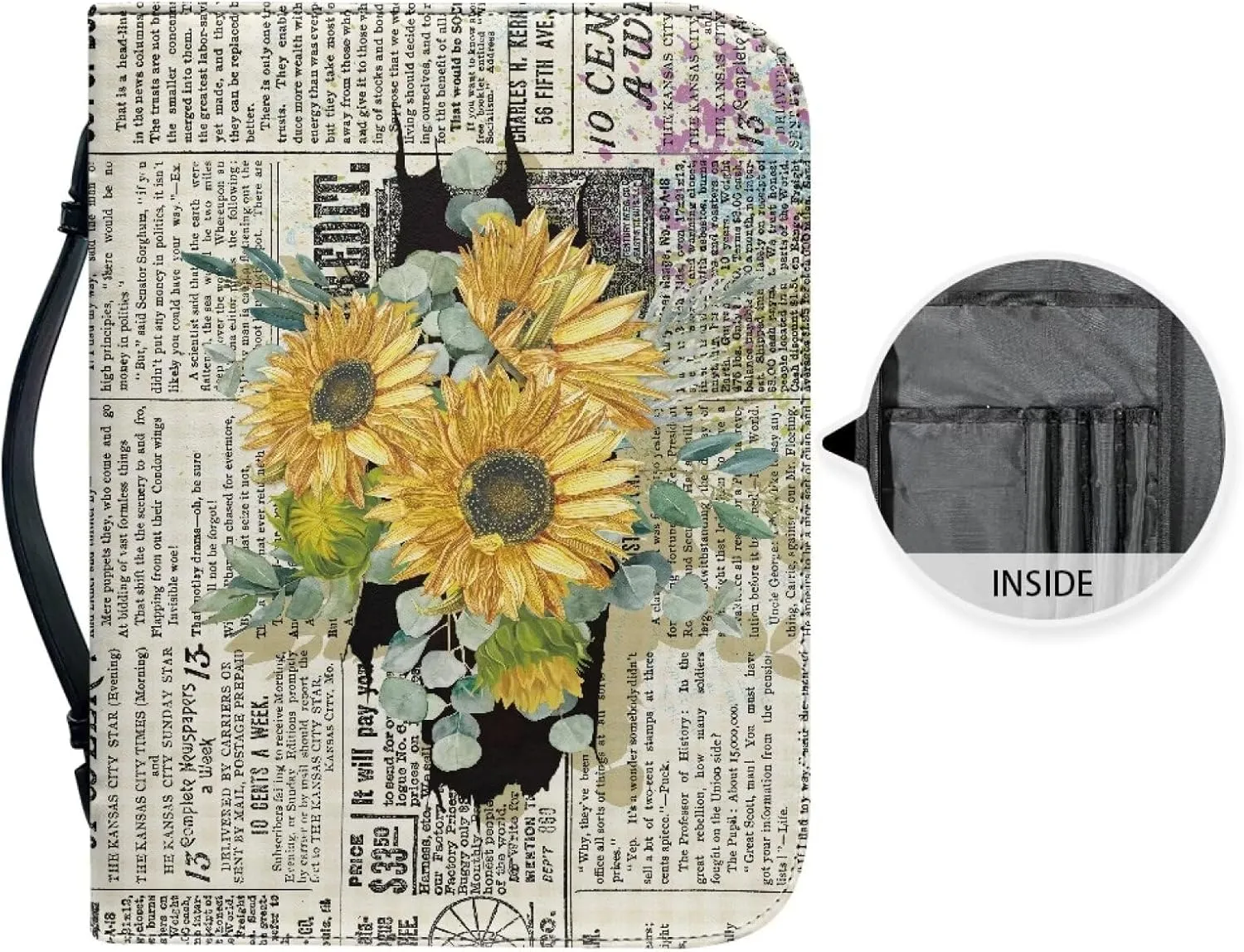 Personalized Bible Covers Bible Covers for Women Men with Pockets Extra Large Bible Case
