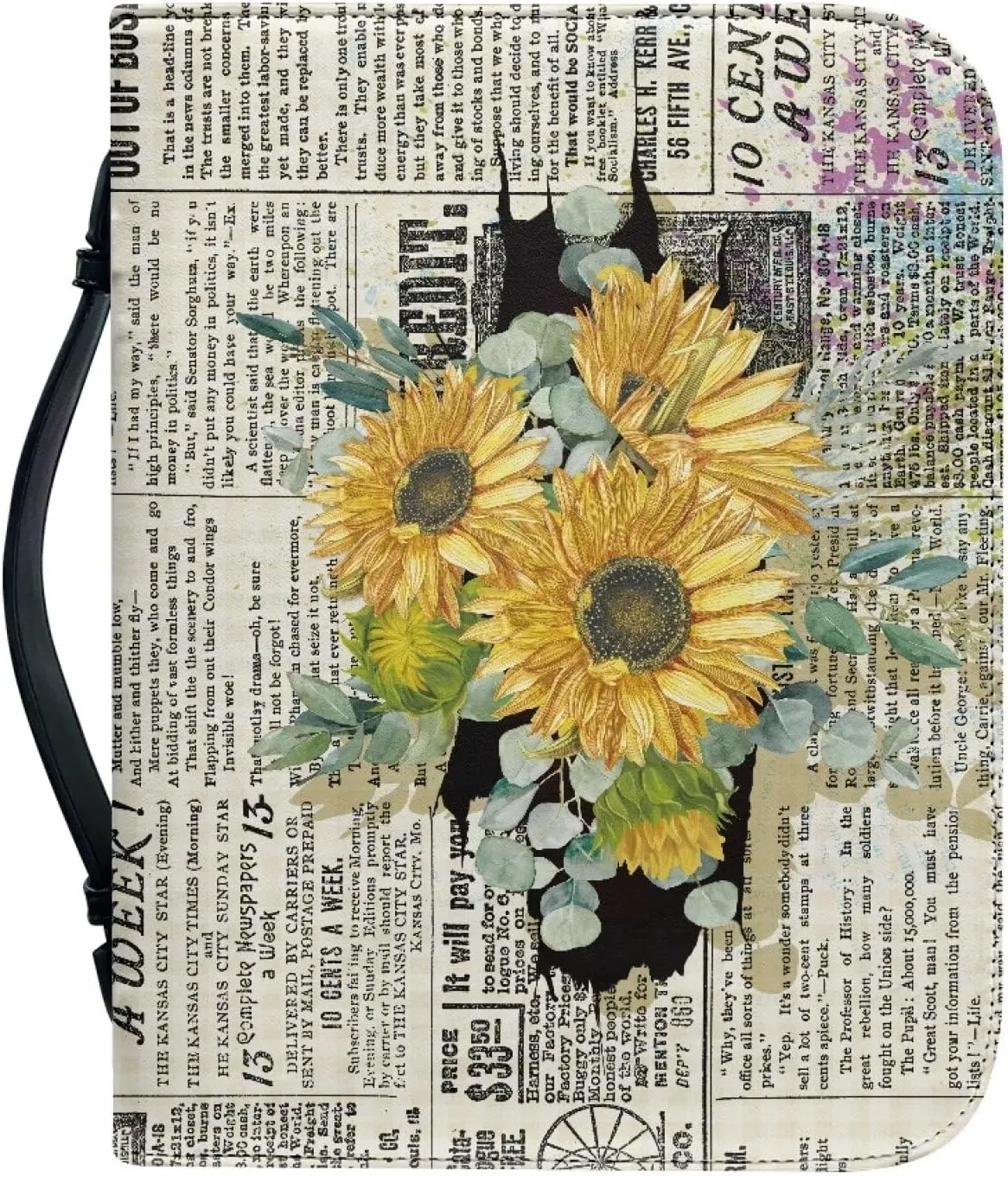 Personalized Bible Covers Bible Covers for Women Men with Pockets Extra Large Bible Case