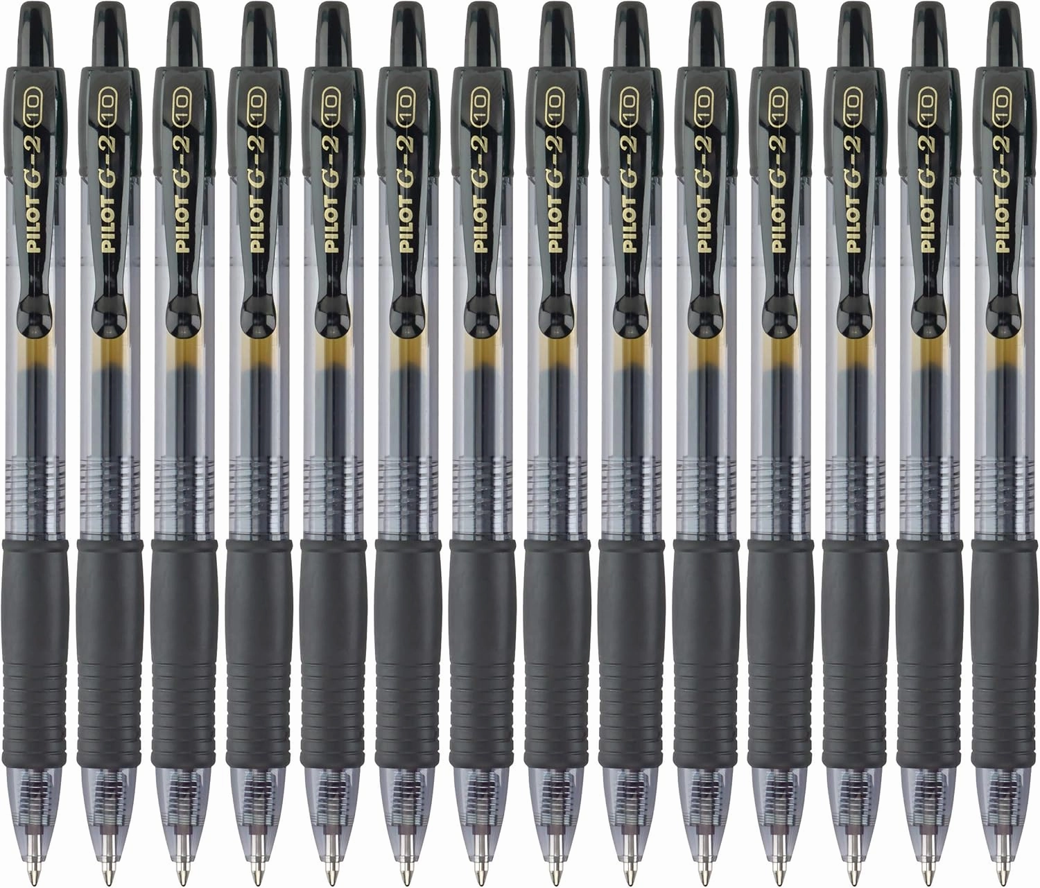 Pilot, G2 Premium Gel Roller Pens, Bold Point 1 mm, Pack of 14, Black