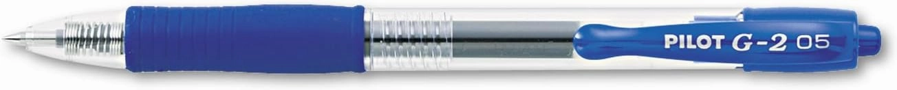 PILOT, G2 Premium Gel Roller Pens, Extra Fine Point 0.5 mm, Pack of 12, Blue